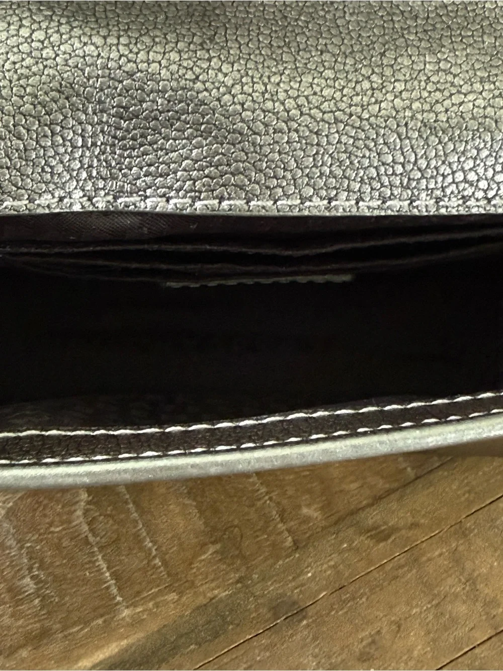 Kate Spade Laurel Way Maisie Gunmetal Crossbody Bag